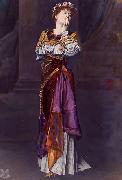 unknow artist This image is in public domain because it is a reproduction of a 1896 picture of Victorian actress Dame Ellen Terry (1847-1928) as William Shakespeare Germany oil painting artist